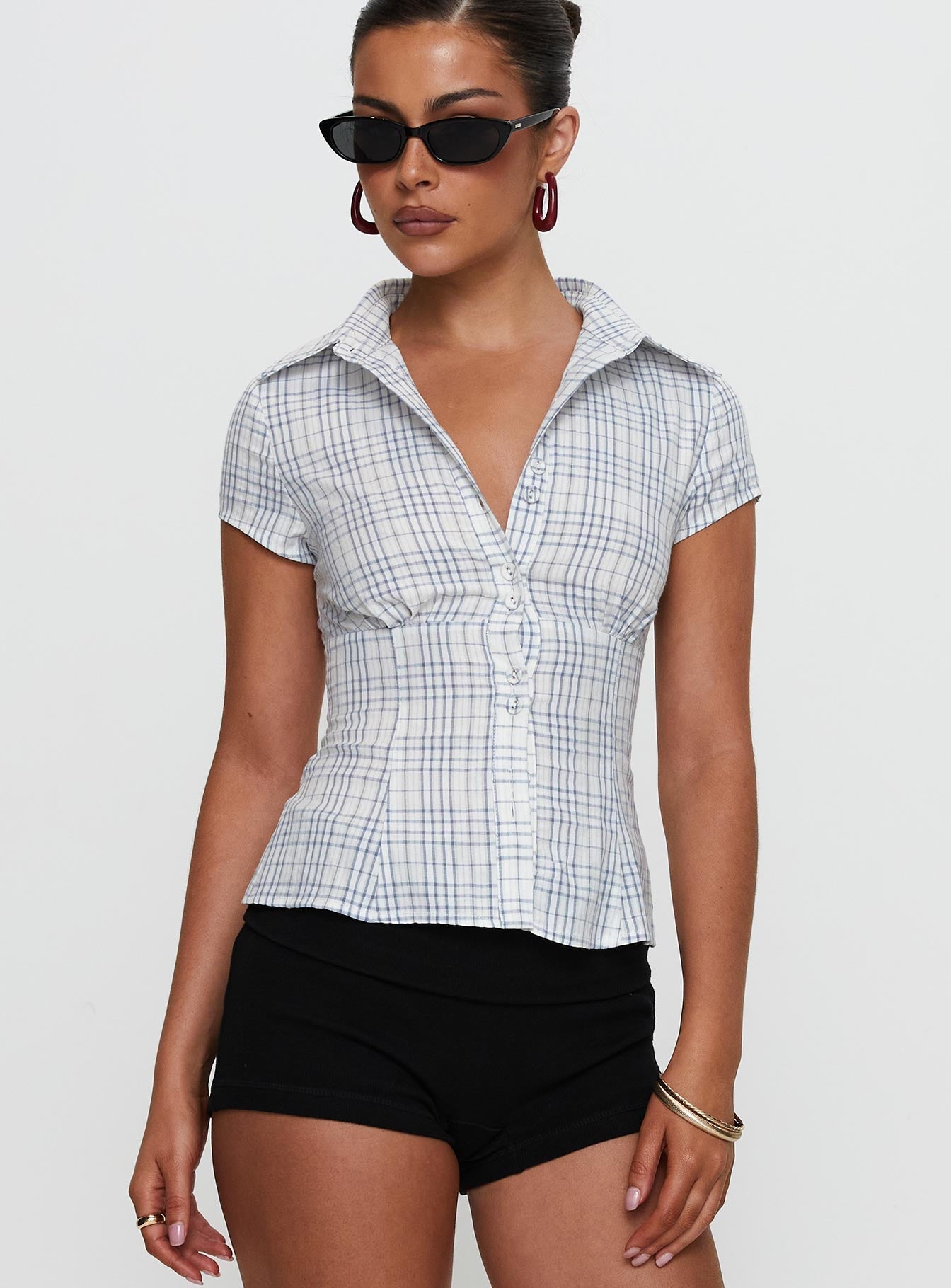 Ellie | Blue Lady Blouse
