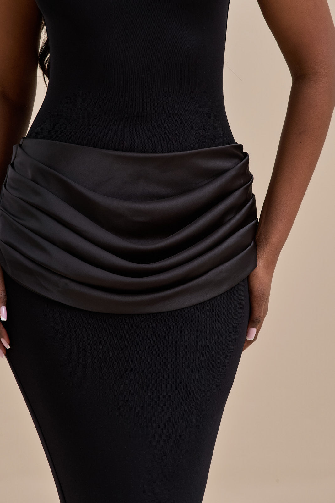 Eman | Satin Maxi Dress