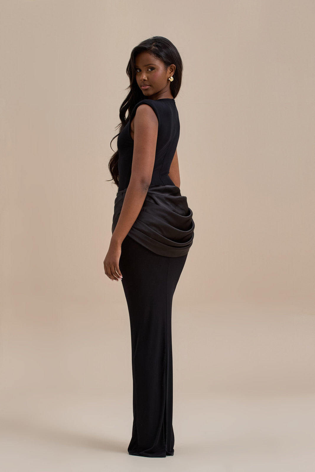 Eman | Satin Maxi Dress