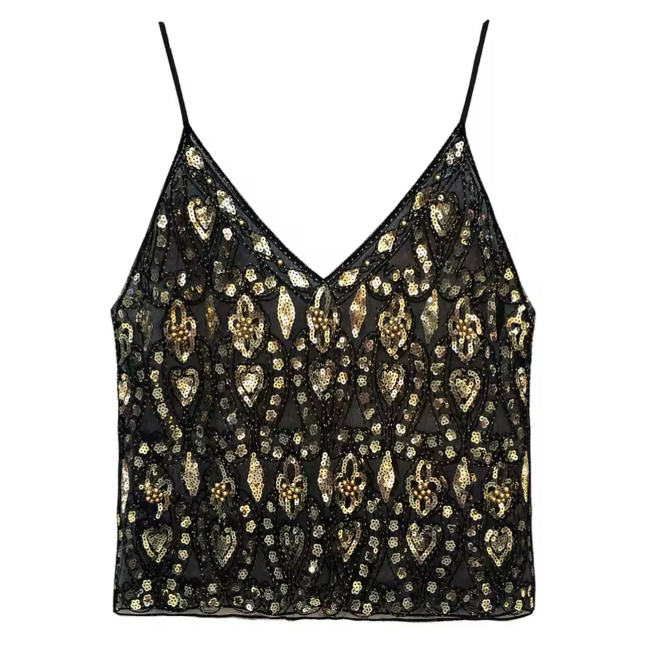 Isla Sequin Top