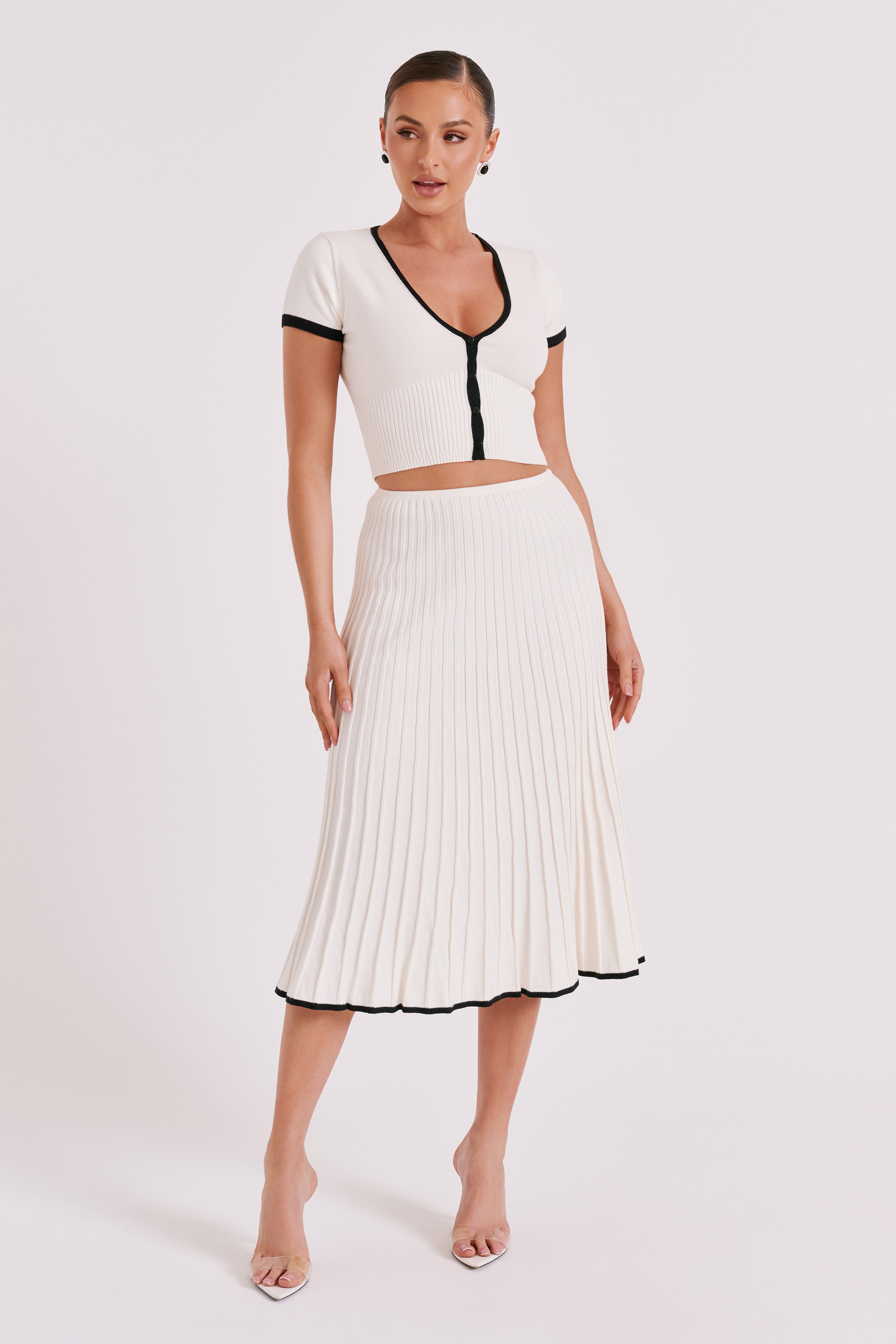 Jolene Contrast Knit Set