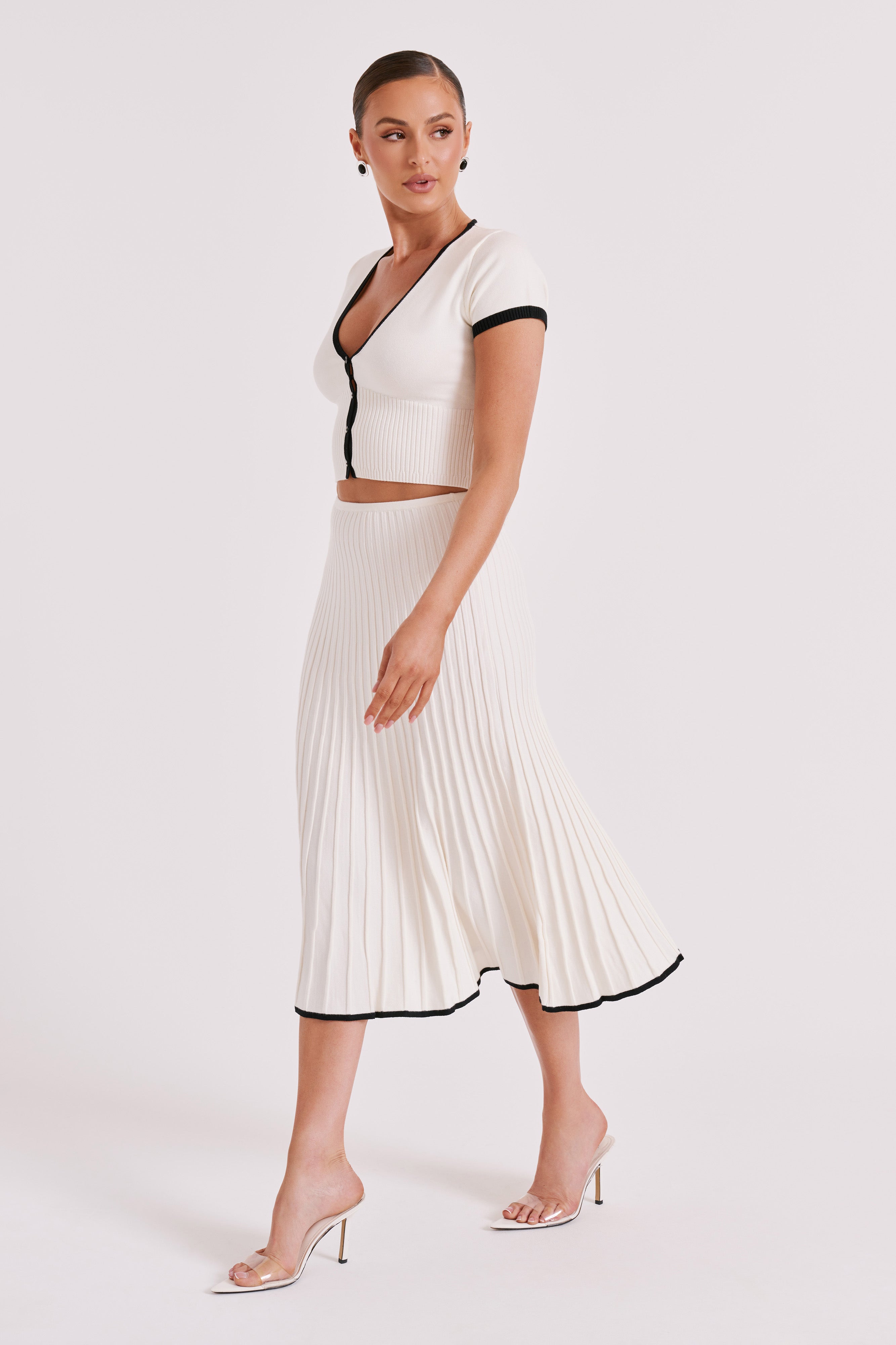 Jolene Contrast Knit Set