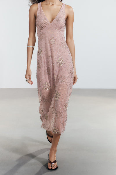 Artemis Sequin Midi Dress