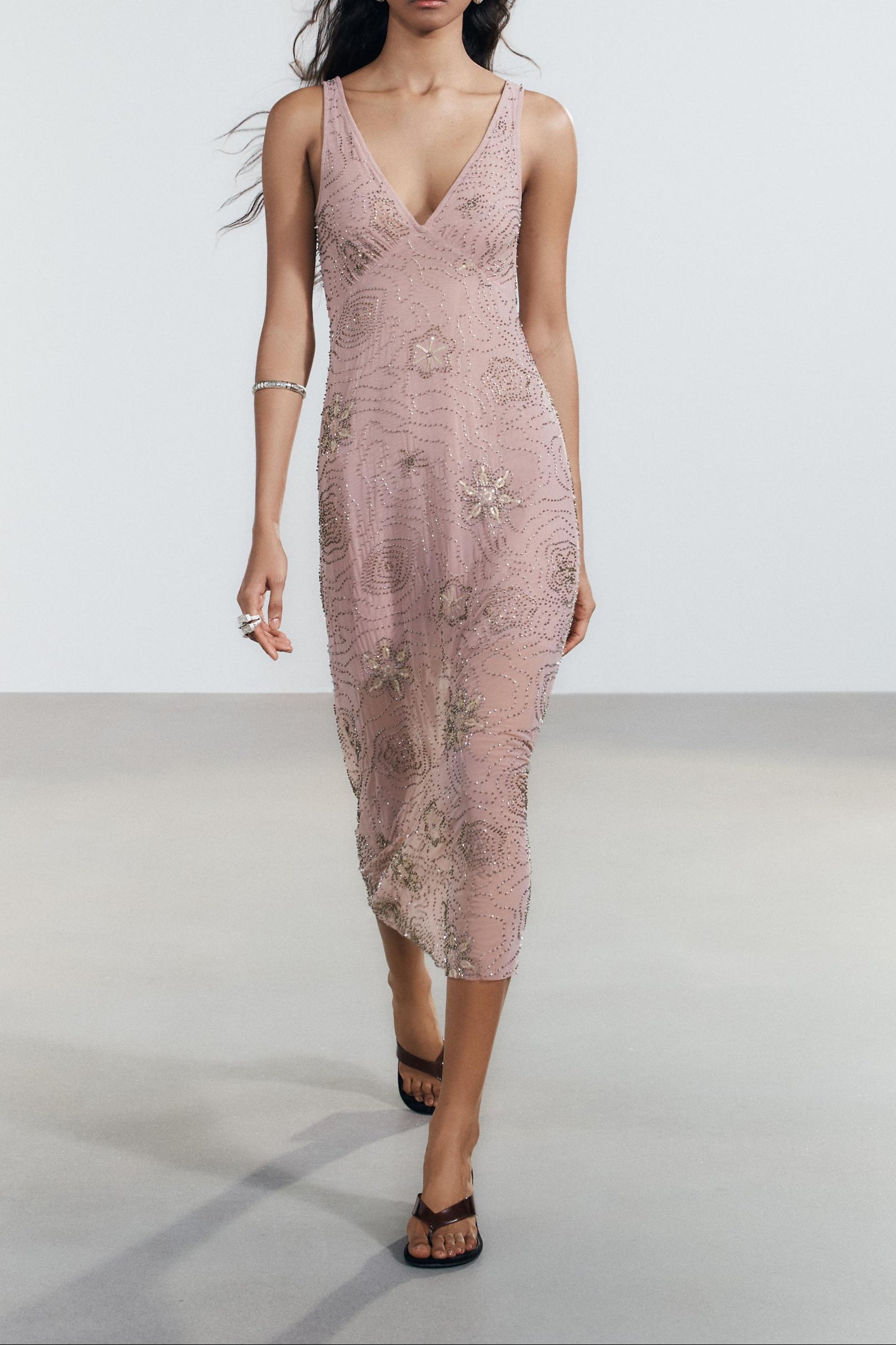 Artemis Sequin Midi Dress