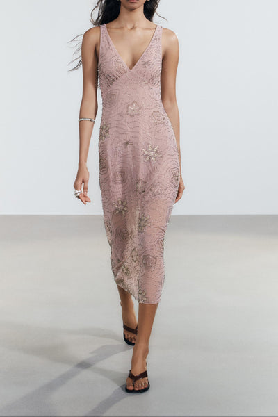 Artemis Sequin Midi Dress