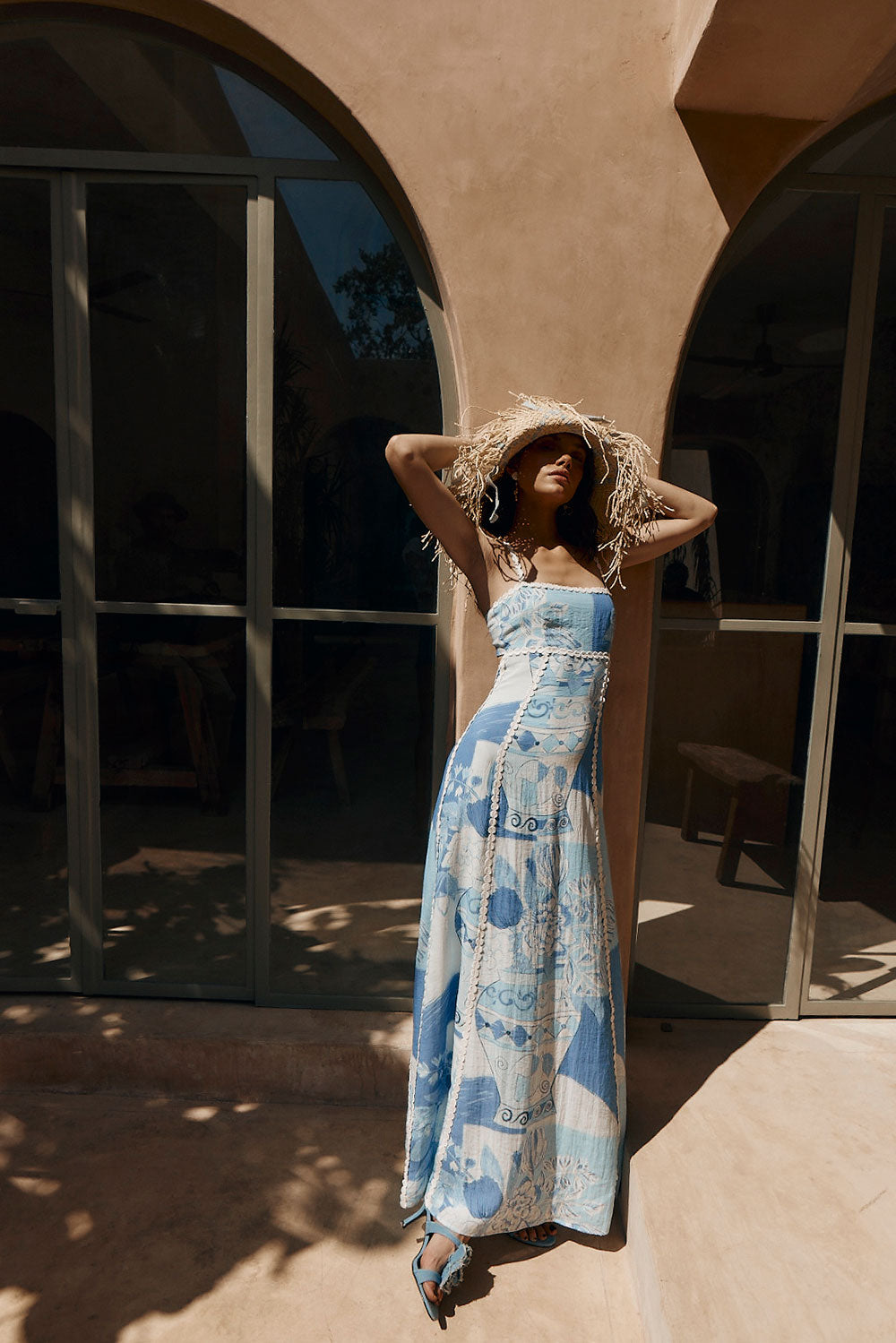 Kiara Midi Dress | Blue