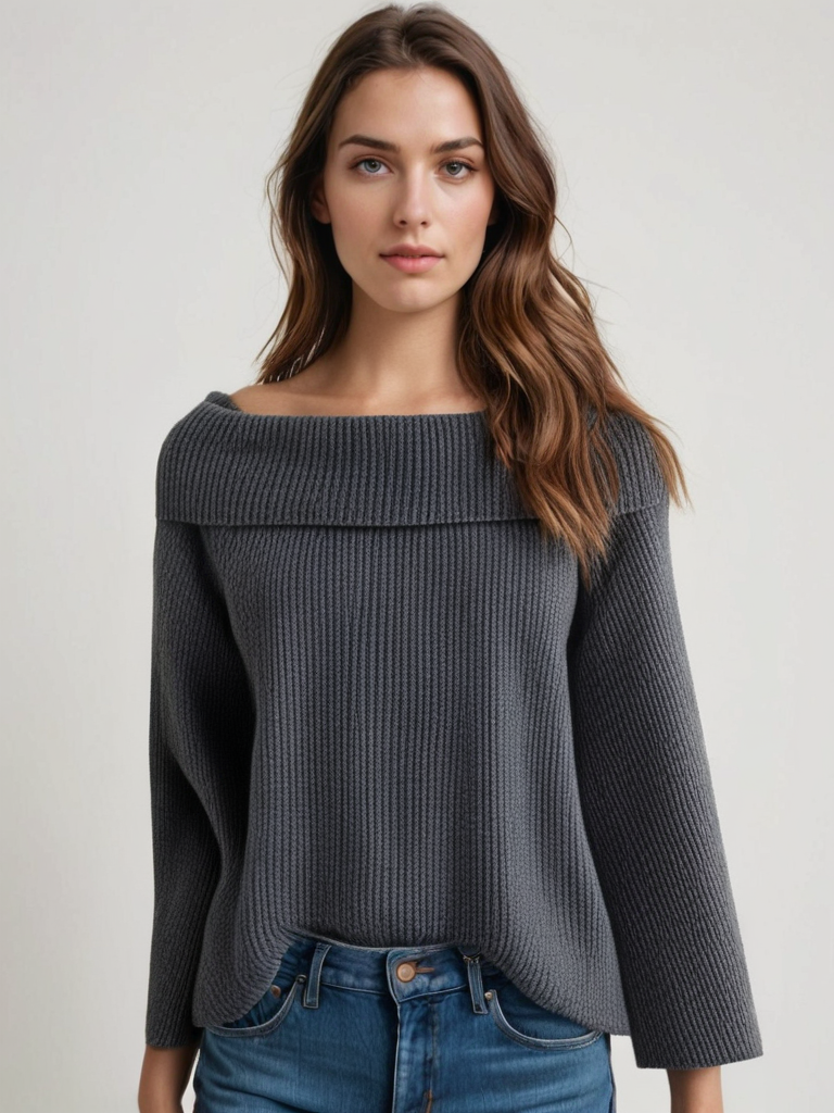 Off-Shoulder Sweater