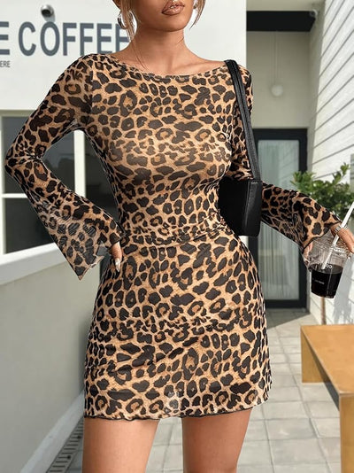 Leopard Mini Dress