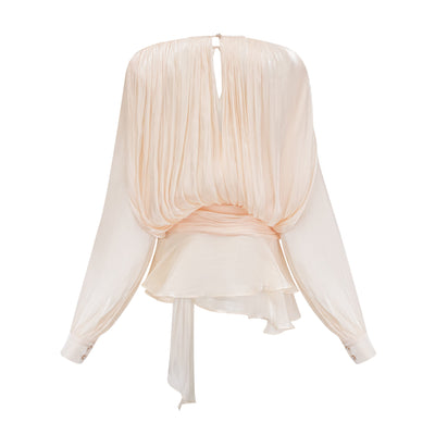Rosie Pleated Ruffled Mini Dress