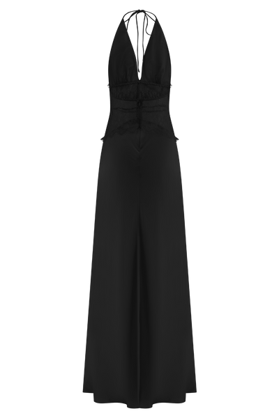 Lyanna Lace & Satin Maxi Dress