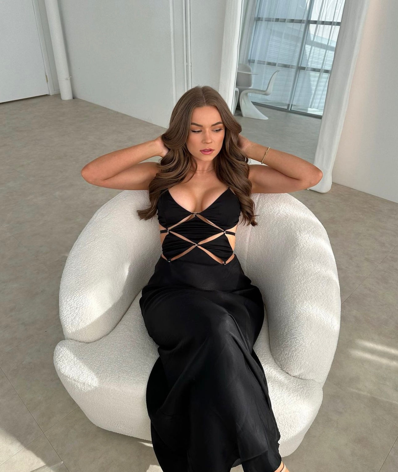Diamond Days Strap Maxi Dress