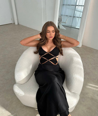 Diamond Days Strap Maxi Dress