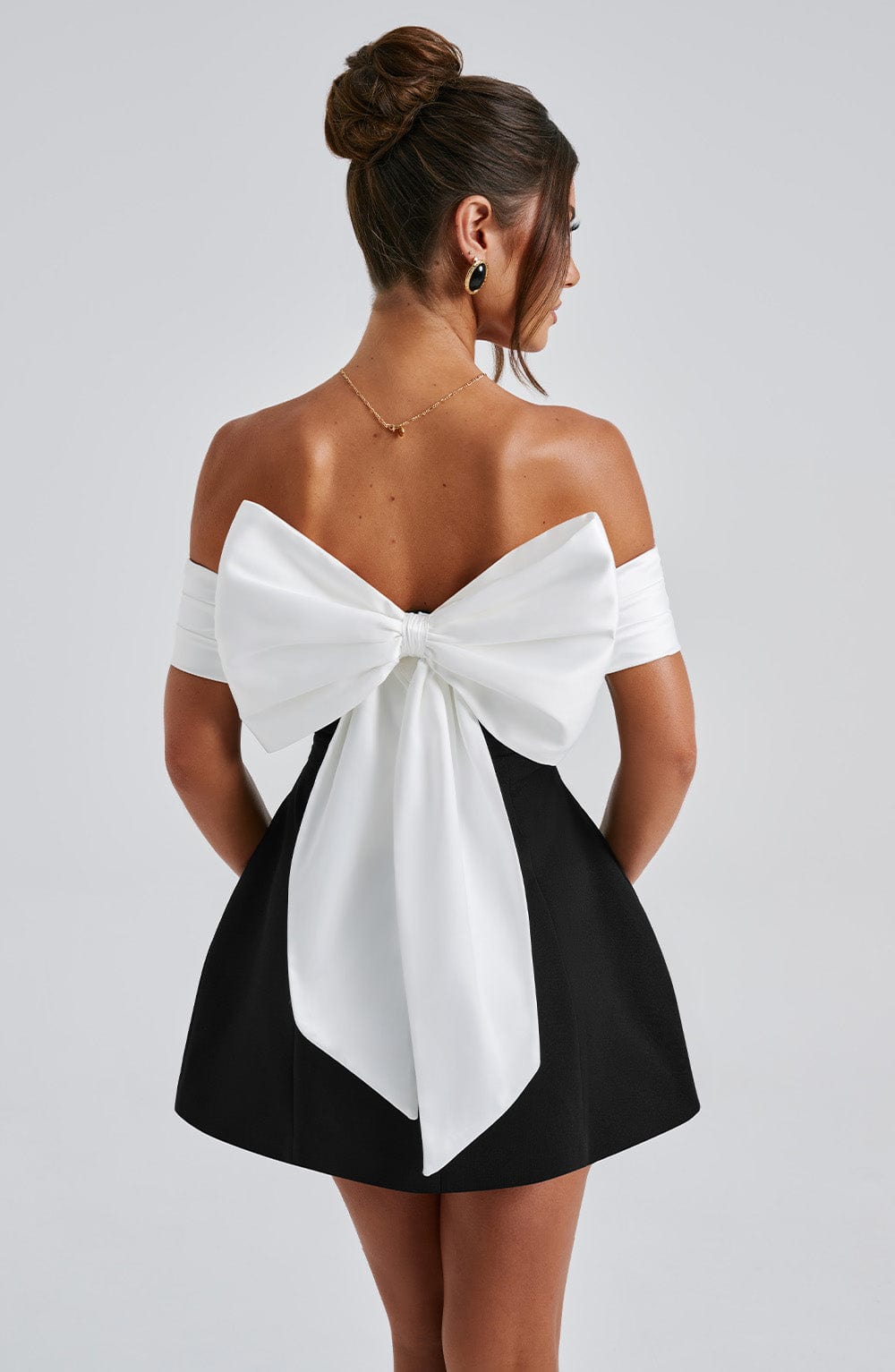Sophie Bow-Back Mini Dress