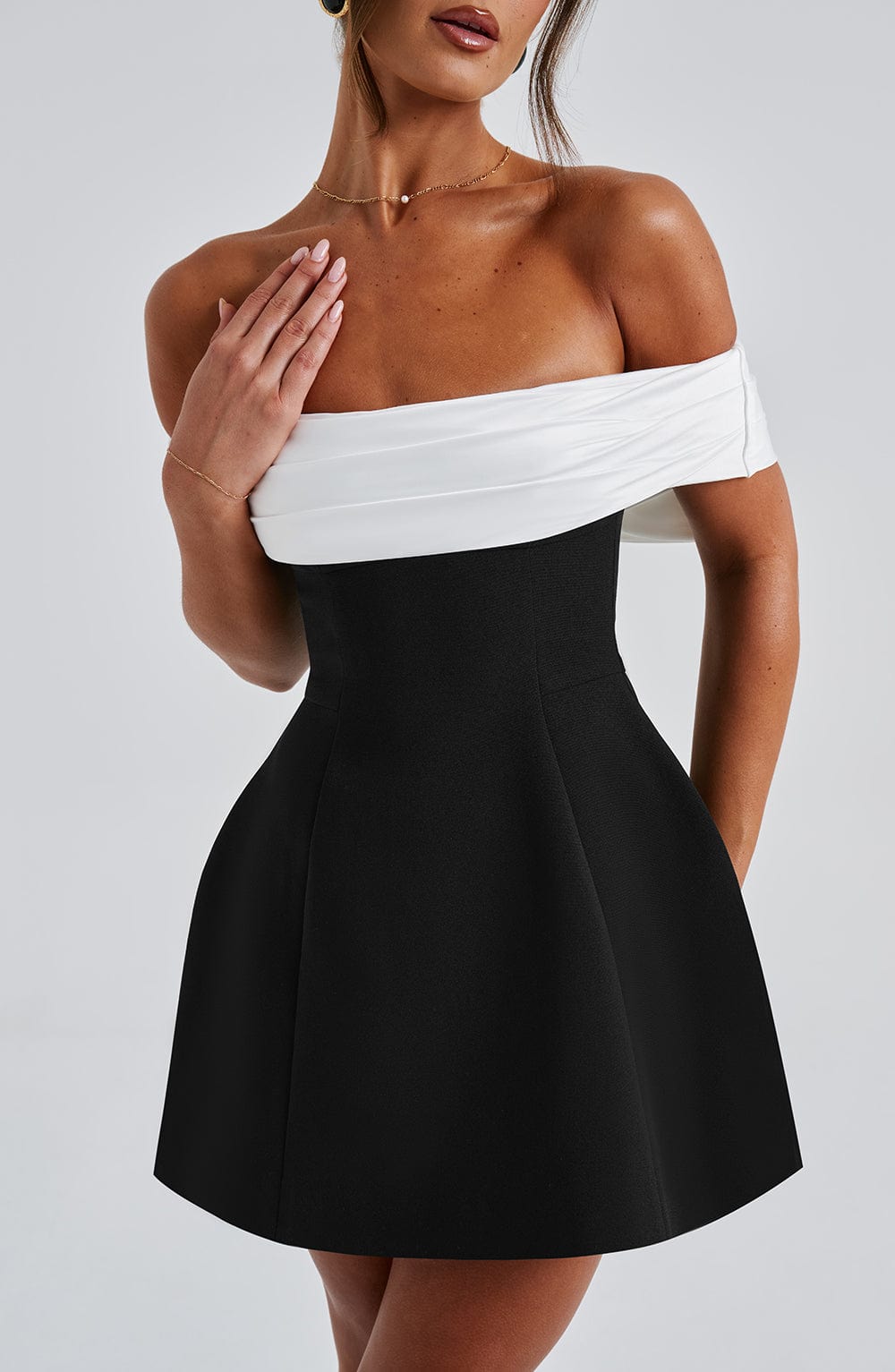 Sophie Bow-Back Mini Dress